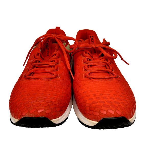 Under Armour Charged Engage 2 Mens 11 Radio Red Tempered Steel Cross Trainers - Picture 2 of 7